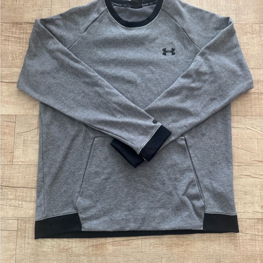 Under Armour Gray  Crewneck Sweatshirt SZ XXL